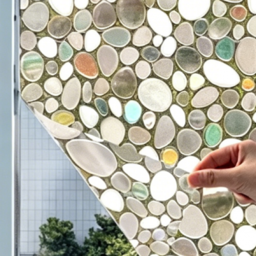 3D Pebble Laser Static Window Film
